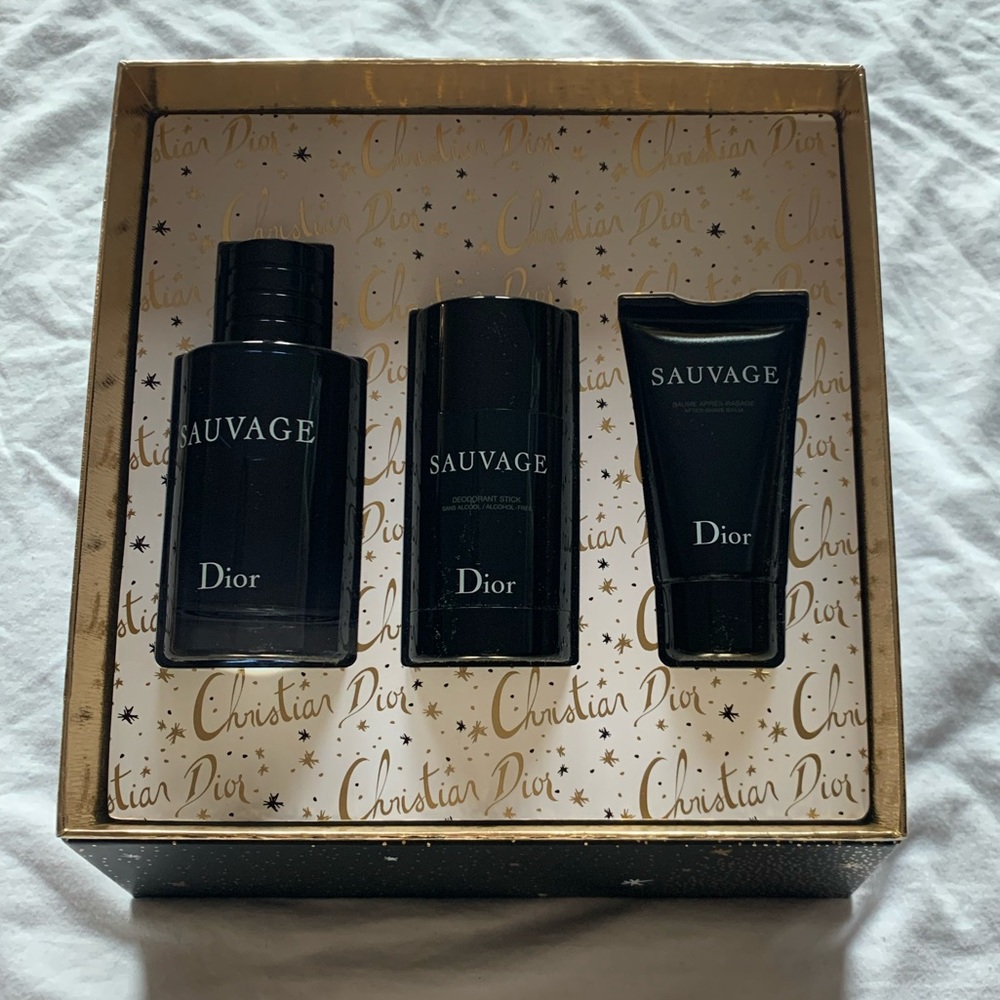 Dior Sauvage 3-Piece Gift Set for Men